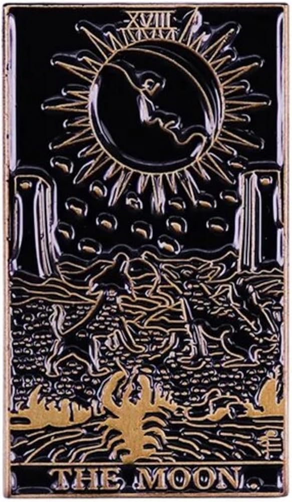 Tarot Card Symbolism： The Howling Wolf and The Moon