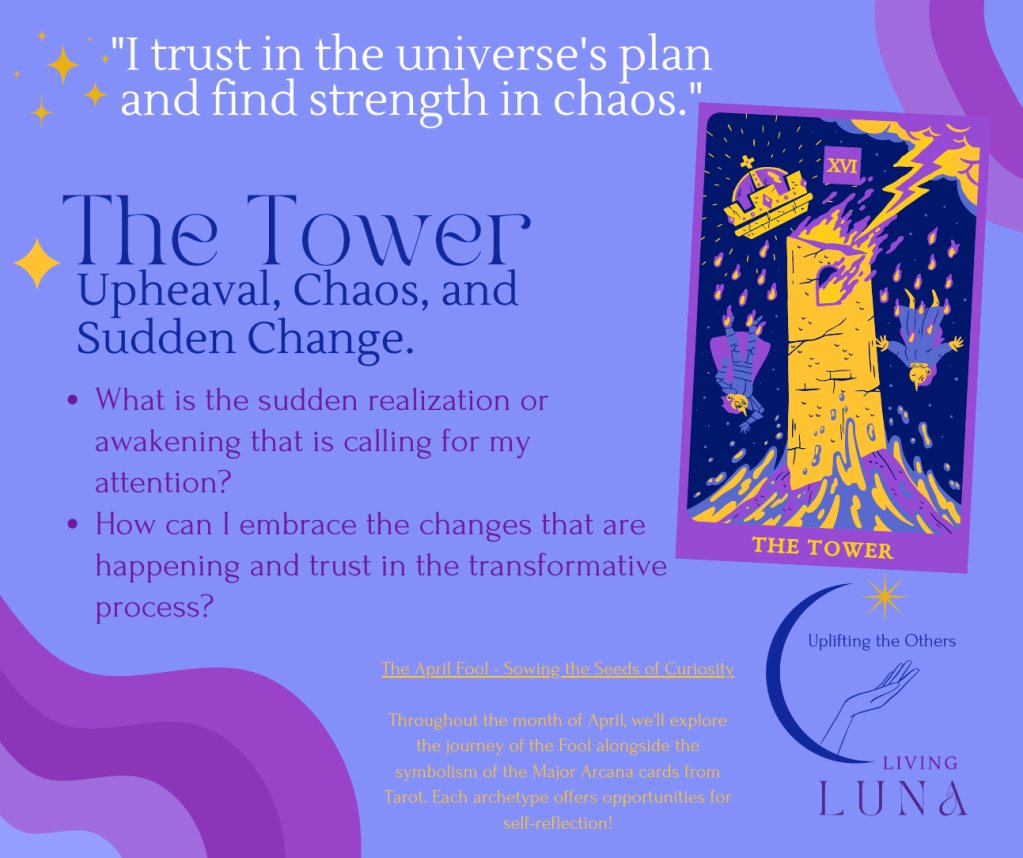 The Tower Tarot Card： Understanding Sudden Change and Transformation